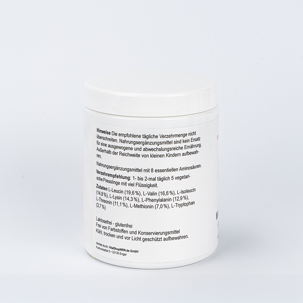 OBV MAP- Essentielle Aminosäuren - Powerprotein 150 Presslinge 3 OBV MAP- Essentielle Aminosäuren - Powerprotein 150 Presslinge – Bild 3