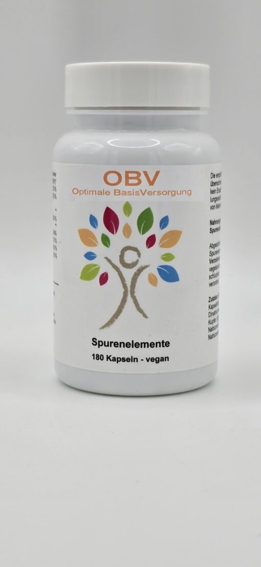OBV Spurenelemente 180 Kapseln für 6 Monate-Vorratsdose