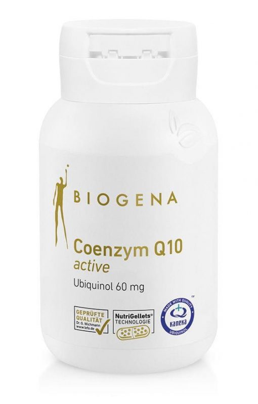 Biogena Coenzym Q10 active Gold Ubiquinol 60 mg 120 Kps