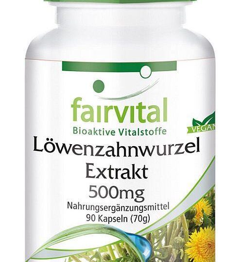 Fairvital Löwenzahnwurzel Extrakt 500 mg
