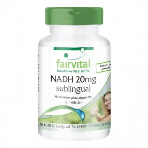 NADH 20mg sublingual von fairvital