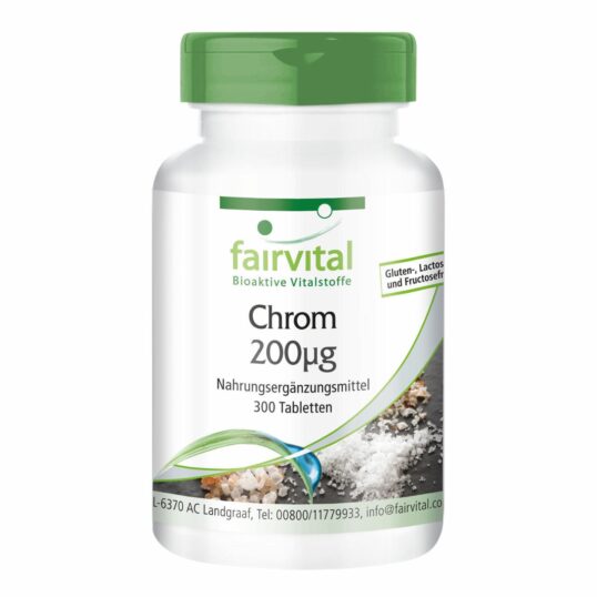 Fairvital Chrom 200 µg 300 Tabletten