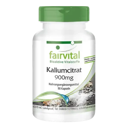 Kaliumcitrat 900mg Fairvital 270 Kapseln