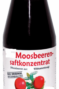 Moosbeerensaft-Konzentrat