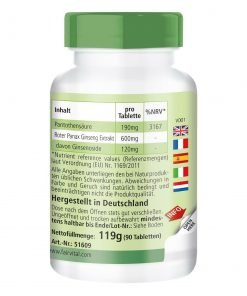 Roter Panax Ginseng mit Vit. B5 3 Roter Panax Ginseng mit Vit. B5 1