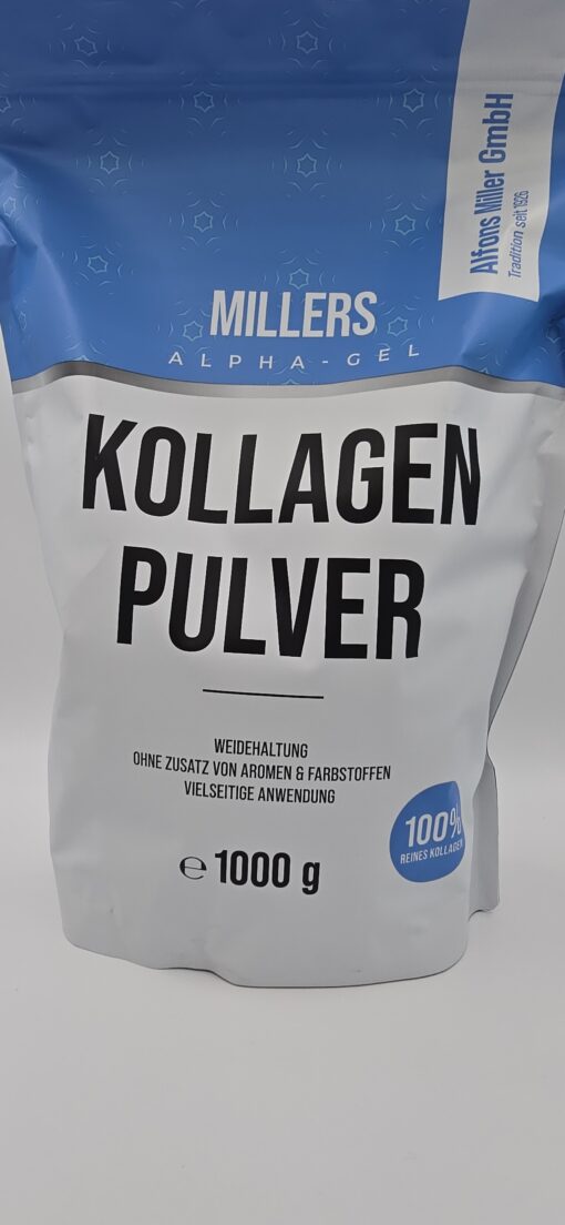 Millers Alpha-Gel 1000 g- reines Kollagen Pulver